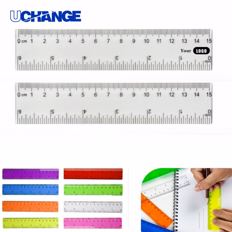 Colored Measuring Math Ruler