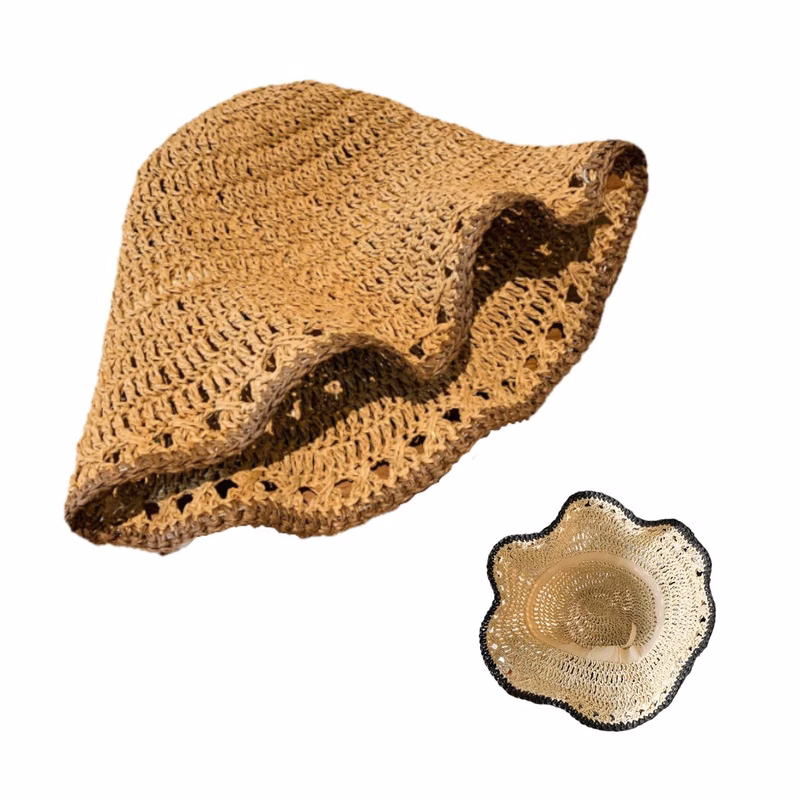 Foldable Summer Bucket Cap With Wire