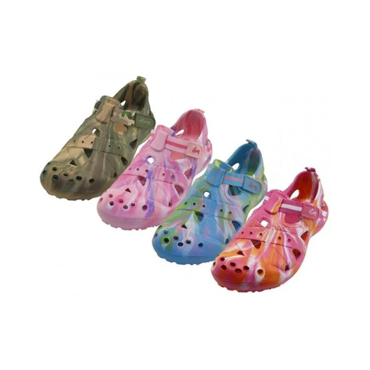 Women's EVA Tie-Dye Sandals - Sizes 5-10 Velcro Close 1