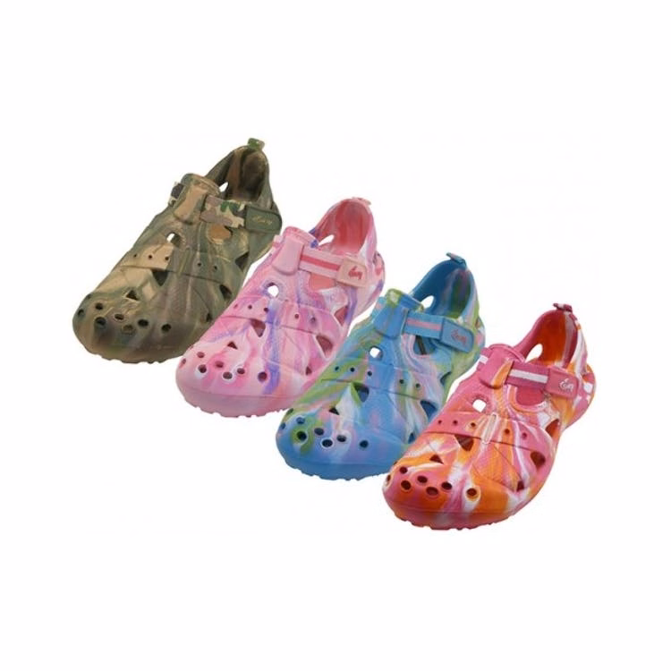 Women's EVA Tie-Dye Sandals - Sizes 5-10 Velcro Close