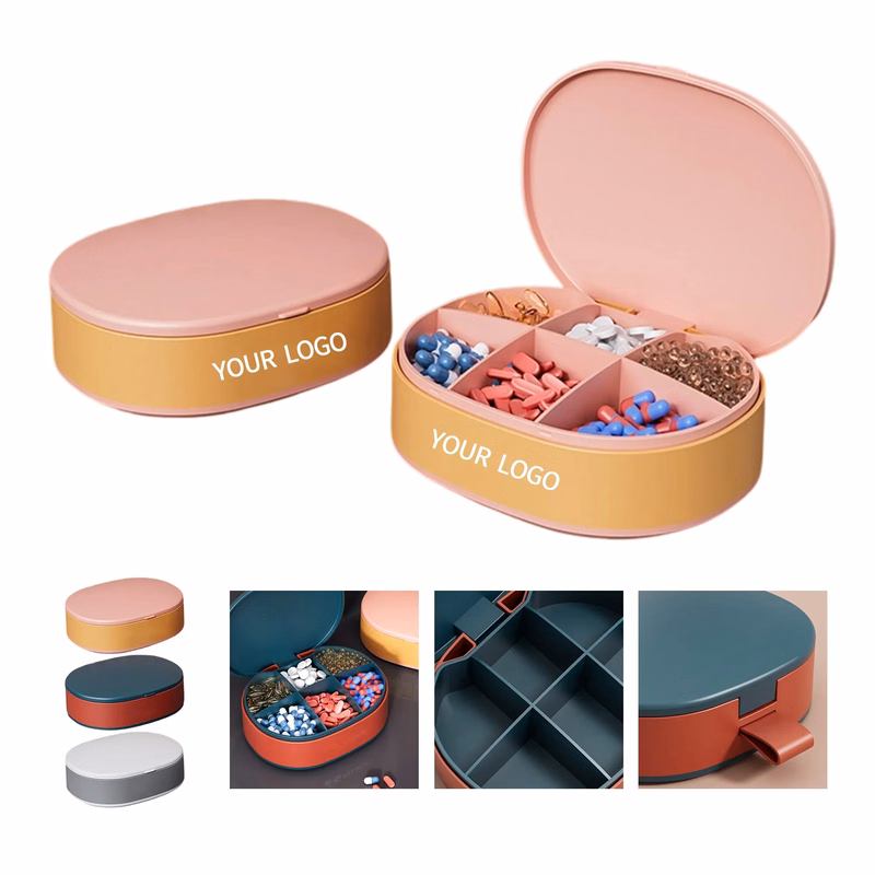 Travel Pill Organizer with Separate Compartments