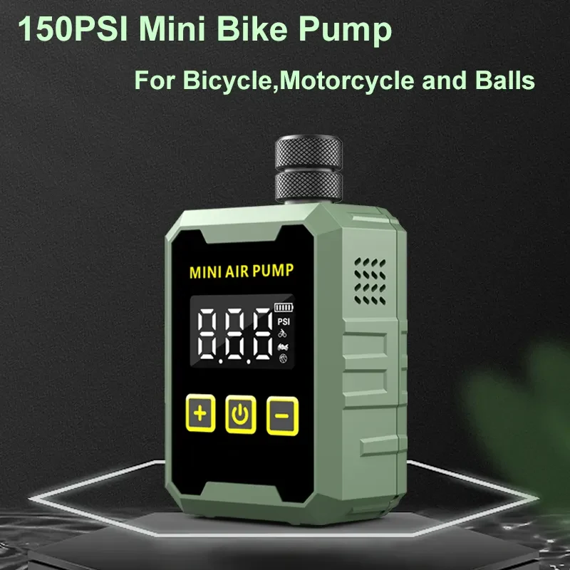 Digital Electric Bike Air Pump for Bicycle, Motorcycle,Ball 1
