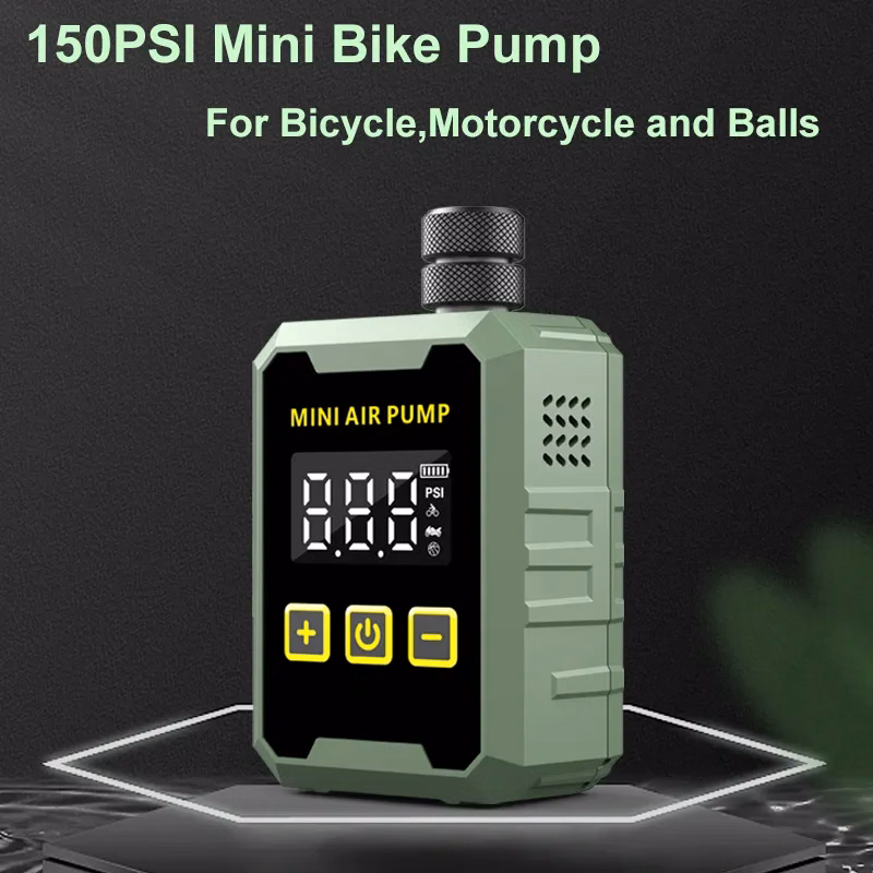 Digital Electric Bike Air Pump for Bicycle, Motorcycle,Ball