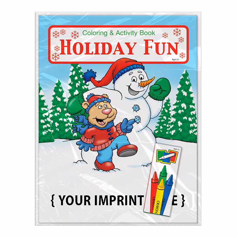 COLORING SET - Holiday Fun Coloring Book Fun Pack