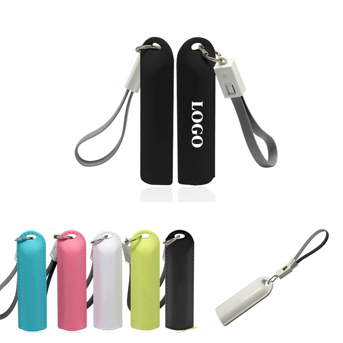 Keychain Emergency Powerbank With Cable 1