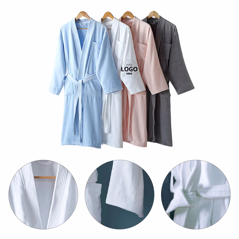 Cotton Pullover Hoodie Robe