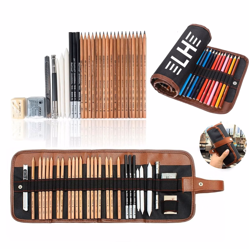 29-Piece Professional Sketching Pencil Set