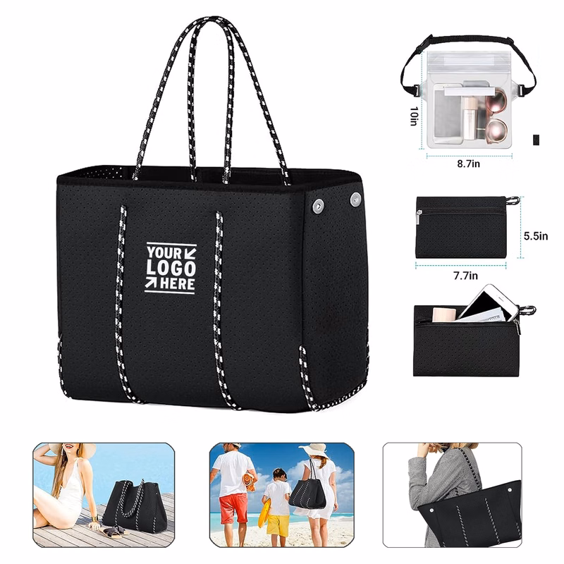Women Pool Gym Travel Large Beach neo Tote Bag