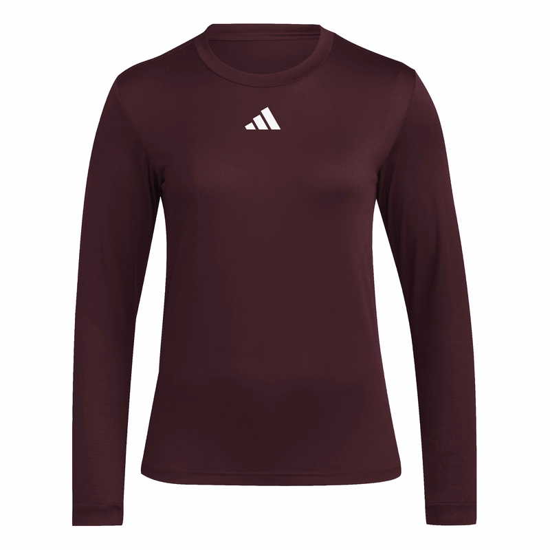 WOMENS LS PRE-GAME BADGE OF SPORT TEE