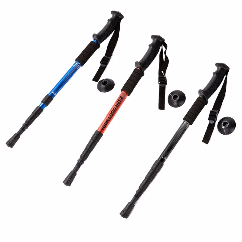 Aluminum Alloy 4-Section Trekking Poles