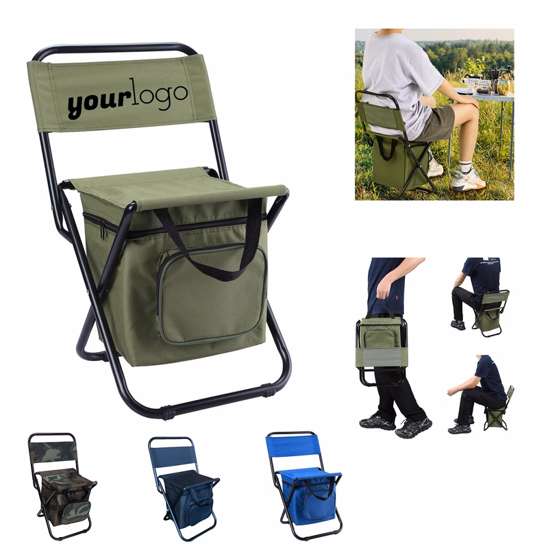 Camping Fishing Chair With Storage Bag
