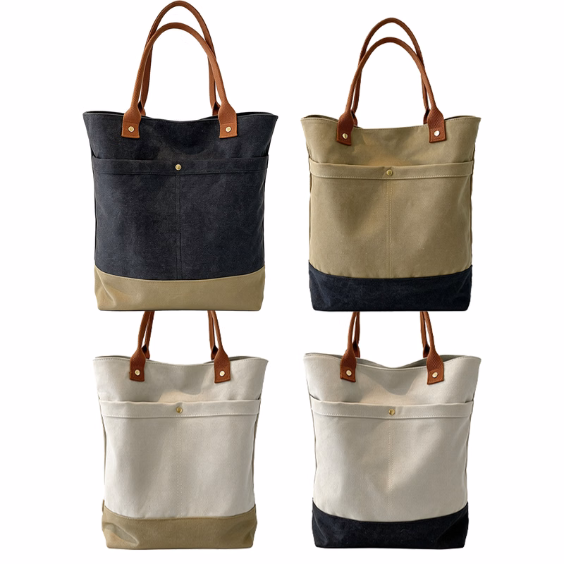Outside Casual Canvas Tote Bag