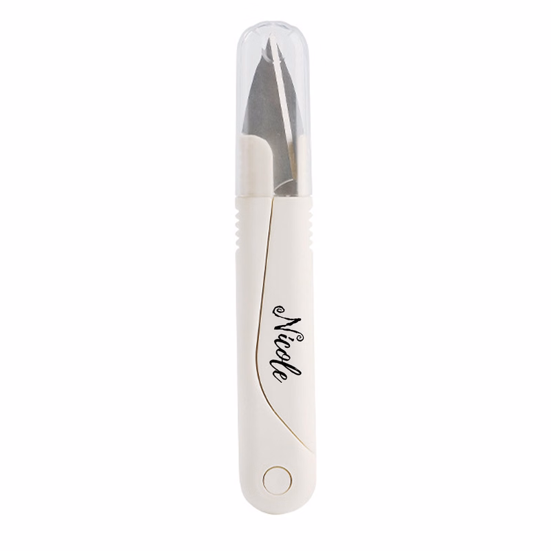 ABS Stainless Steel Spring Scissors w/ Protective Cap