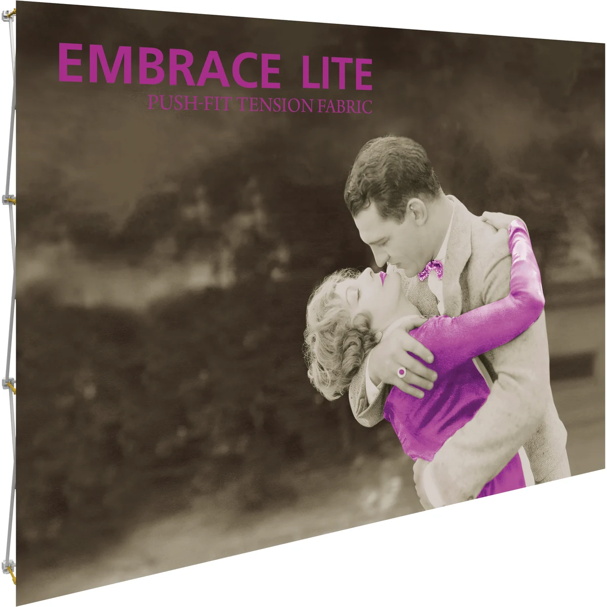 Embrace Lite 7.5ft. Full Height Display w/ Front Graphic 1