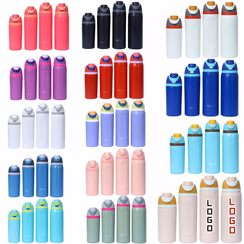 Full Color 16/19/24/32OZ Insulated Sports Water Bottle