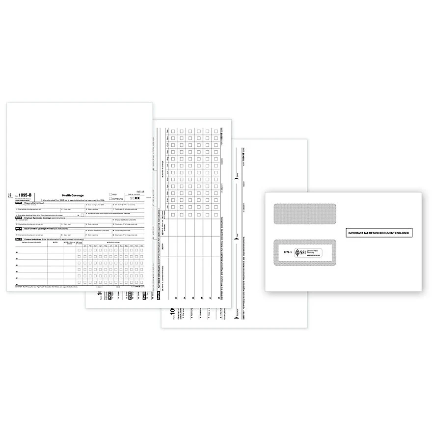 Laser 1095B Affordable Care Act Set w/Envelopes 1