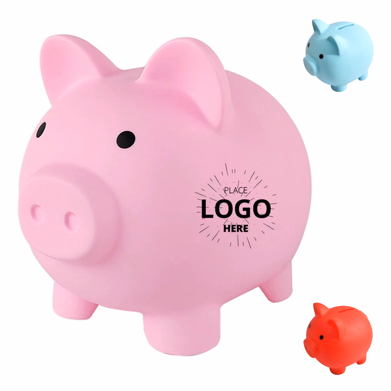 Plastic Pig Money Box