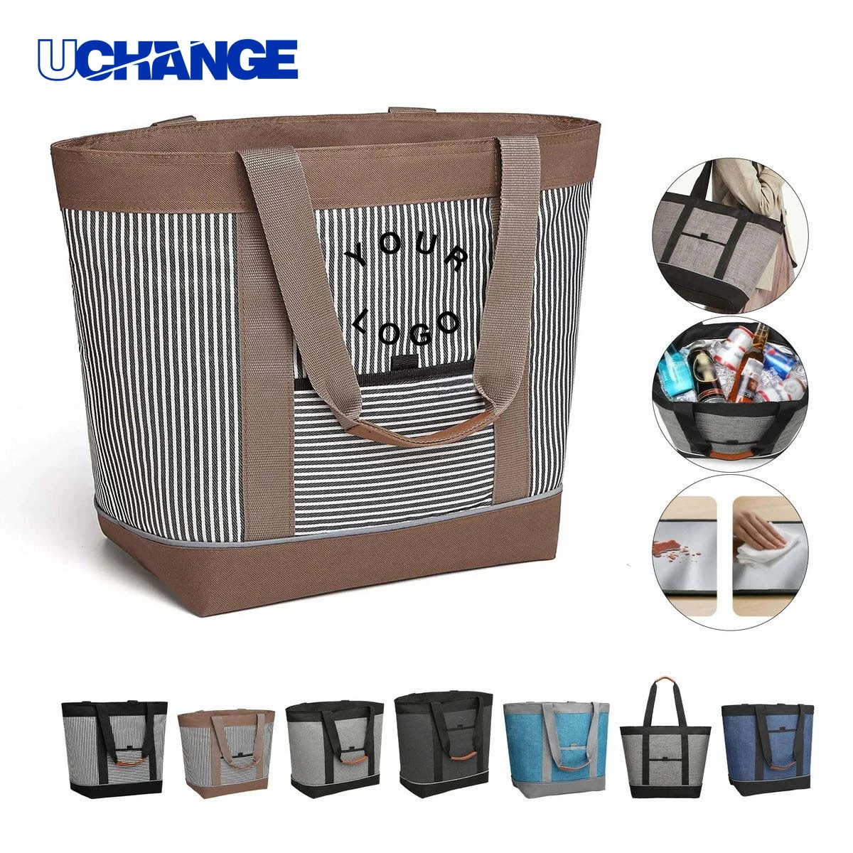 Cooler Tote Bag Carrier with Comfortable Handles 1
