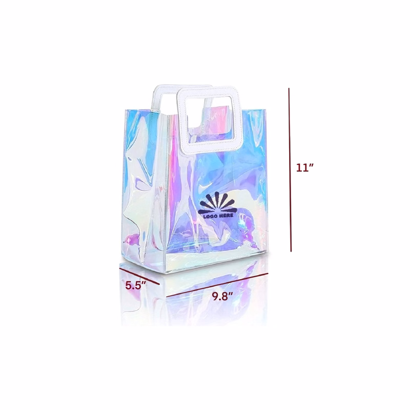HOLOGRAM MINI TOTE BAG MOQ 20PCS