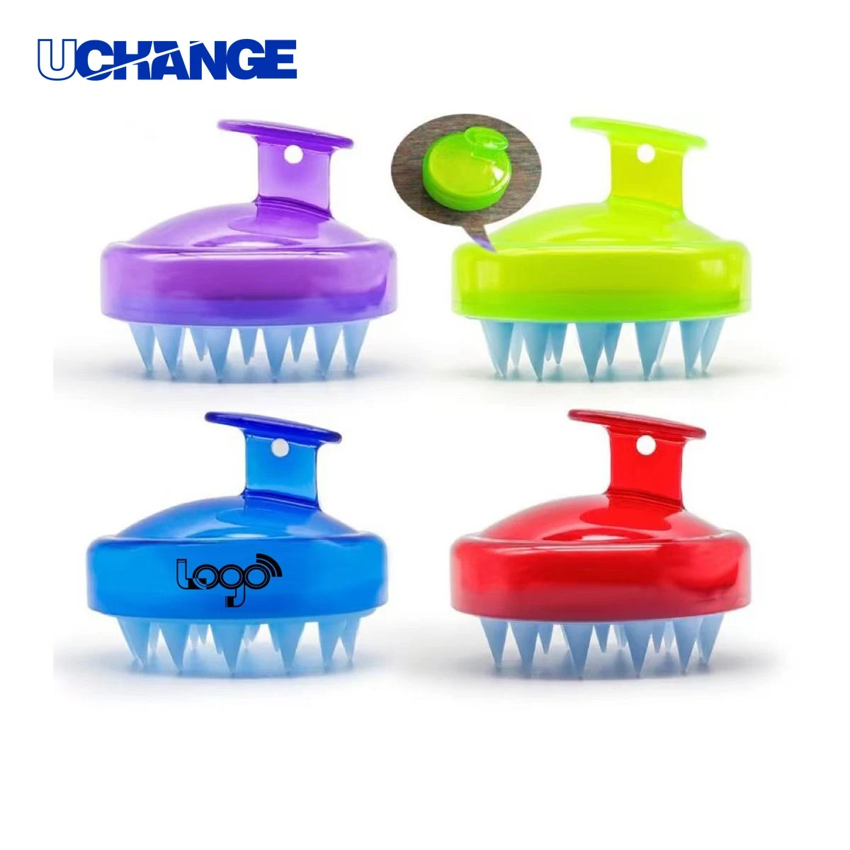 Hair Silicone Scalp Massager Shampoo Brush Tool 1