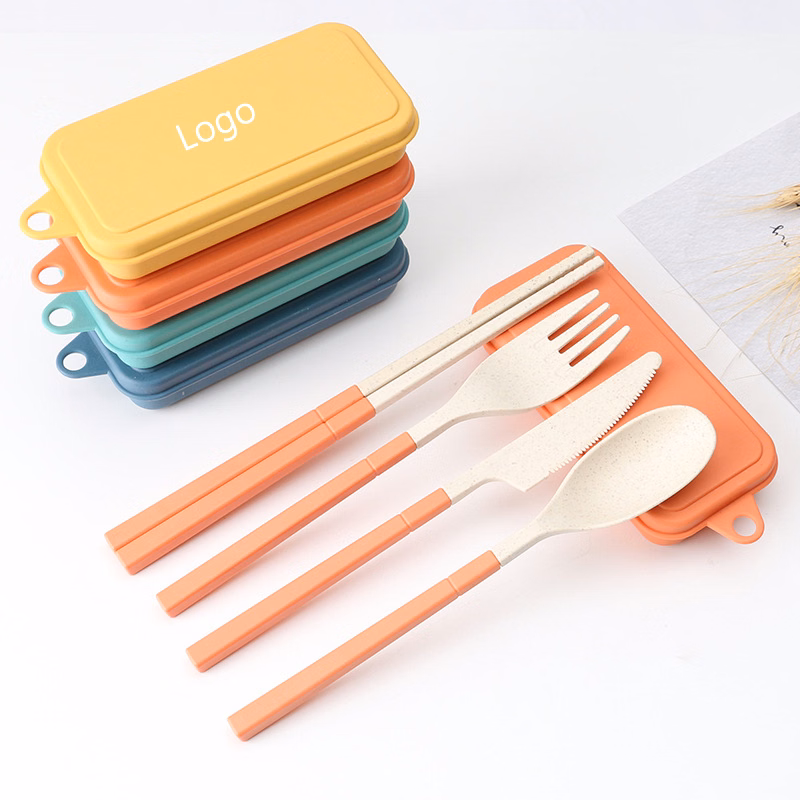 Wheat Straw Detachable Tableware Set