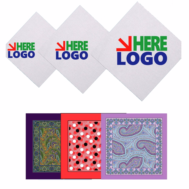 Decorative Polyester Square Scarf