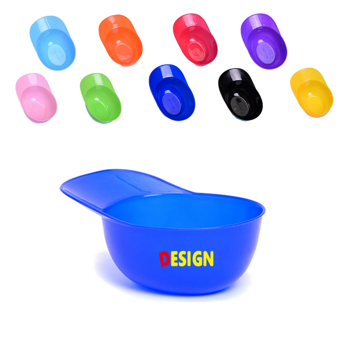 Plastic Cap Shaped Ice Cream Bowl 1