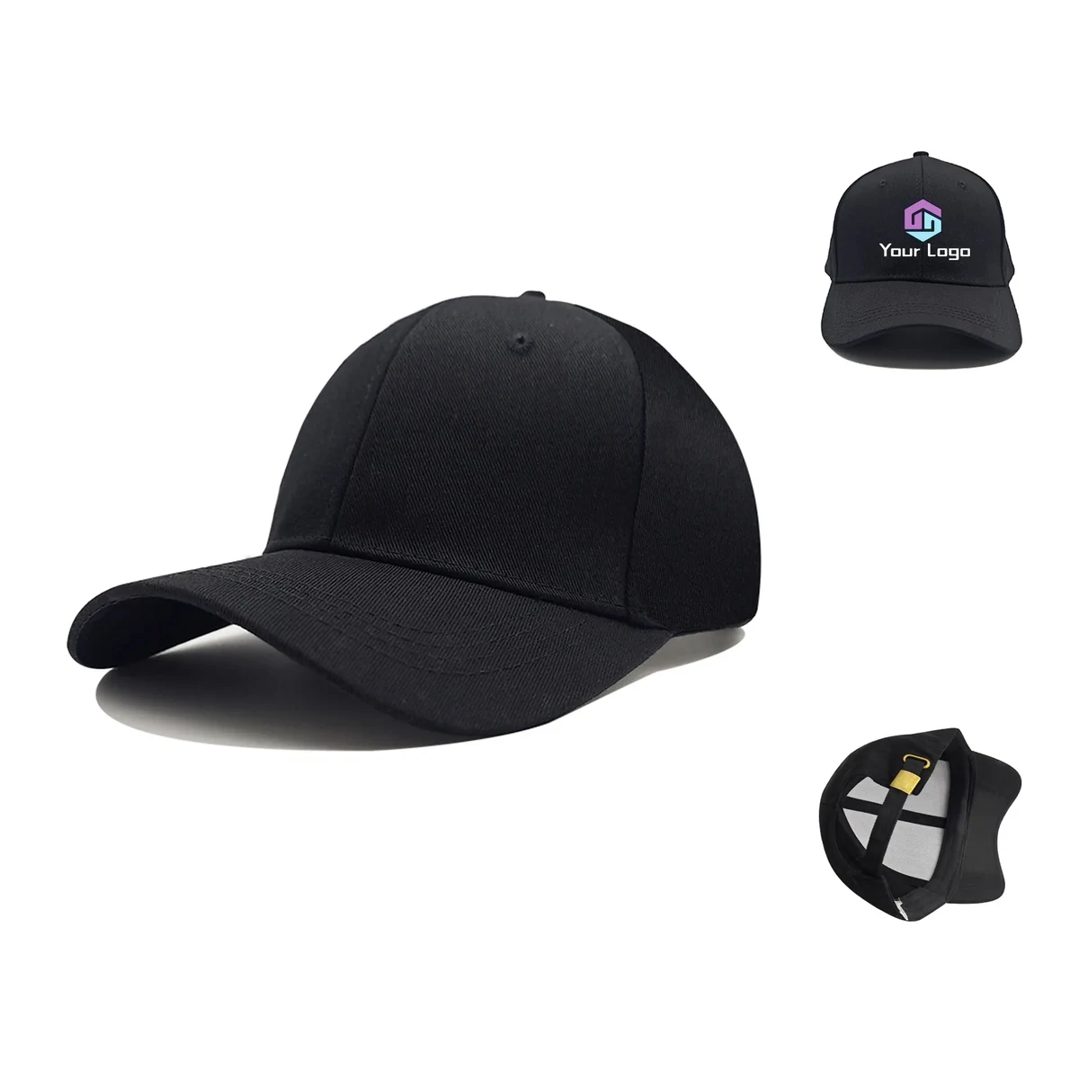 Full Color 6 Panel Cotton Baseball Cap 1