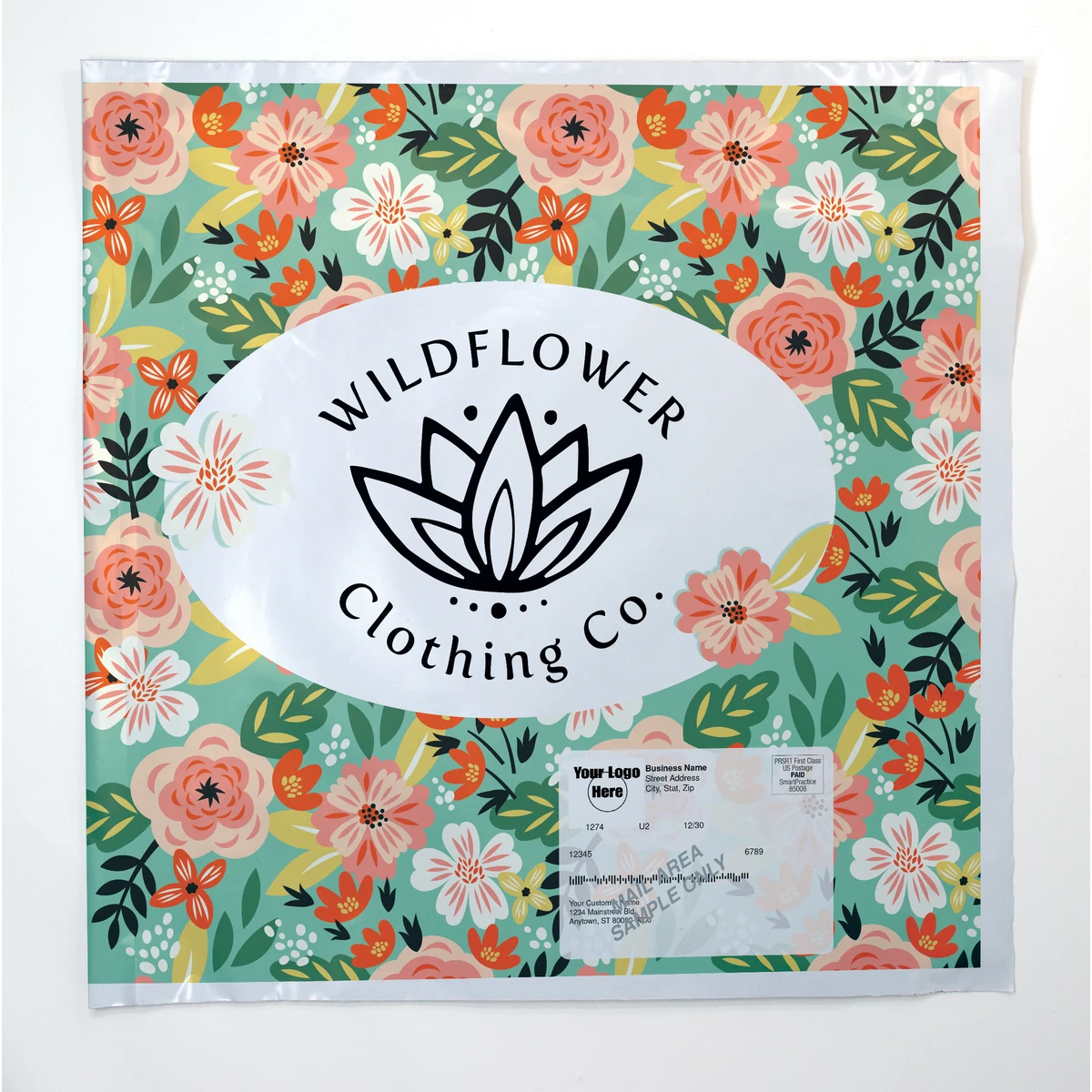 Full Color Variable Addressing 2-Sided Poly Mailer (14" x 12") 1