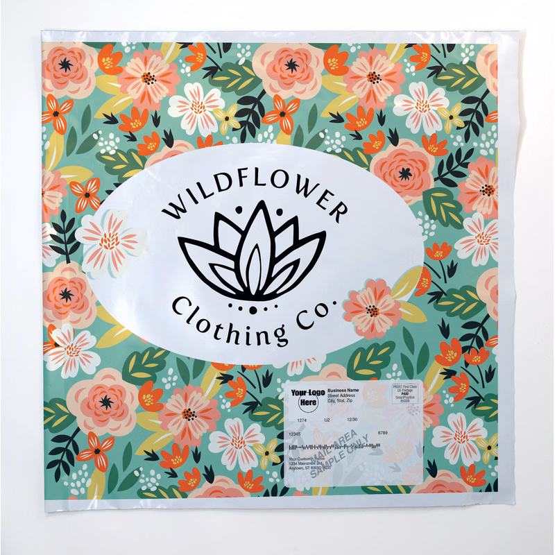Full Color Variable Addressing 2-Sided Poly Mailer (14" x 12")