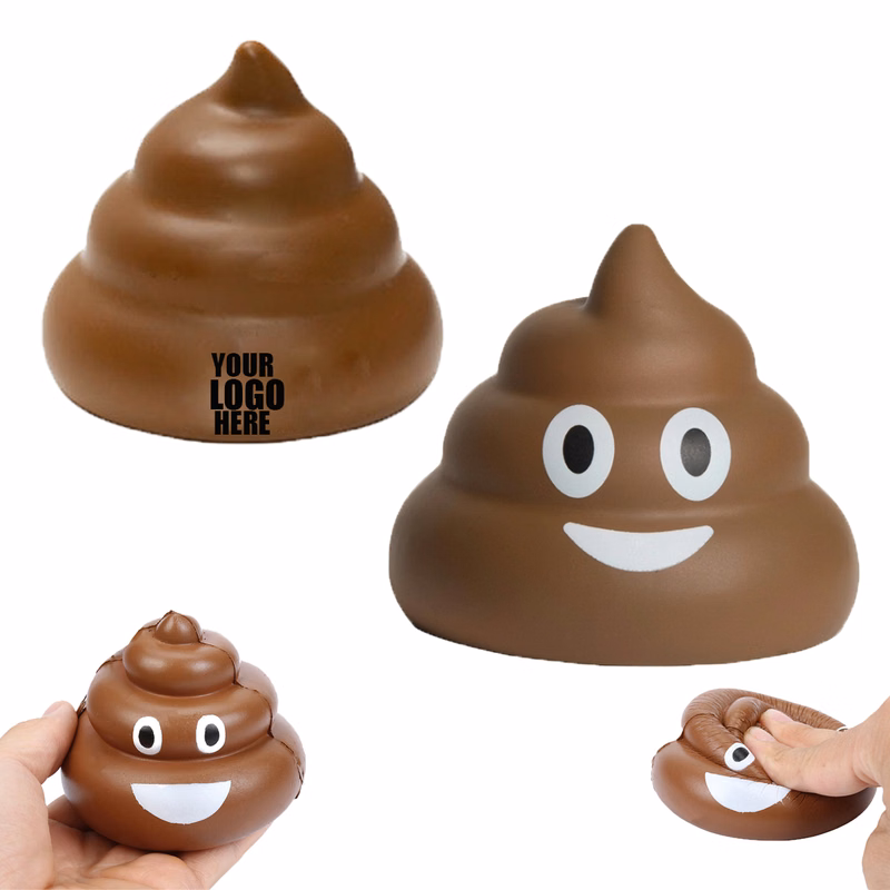 Poop Emoji Pu Foam Anti Stress Ball