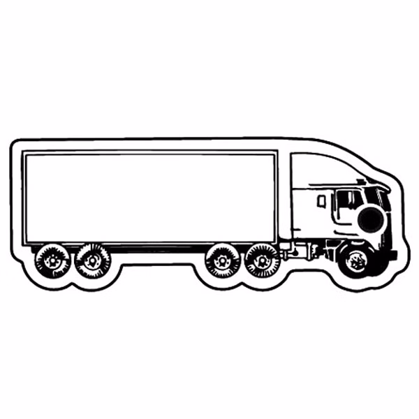 Semi Truck 13 Key Tag - Spot Color