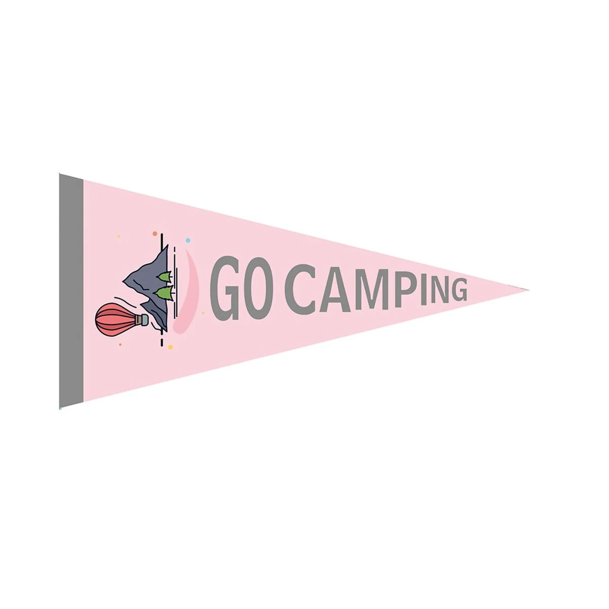 Personalized Single-Sided Full Color Triangle Felt Banners 1