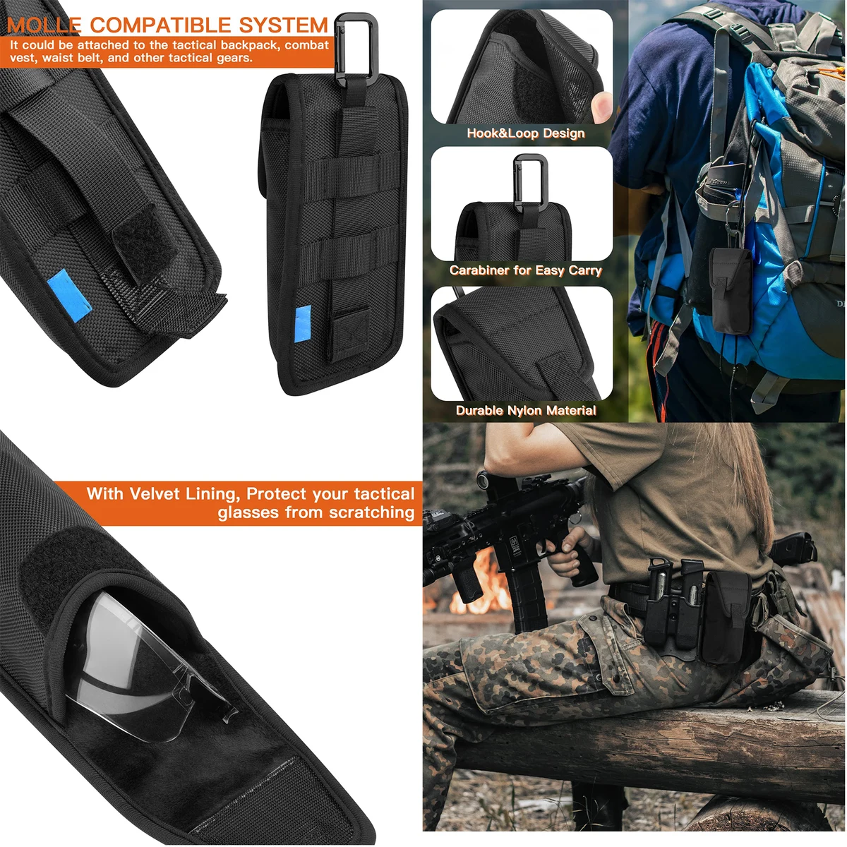 Tactical Molle Eyeglass Case 1