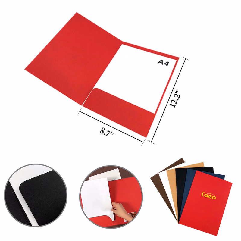 MOQ50 Paper Folder Insertion Card Envelopes