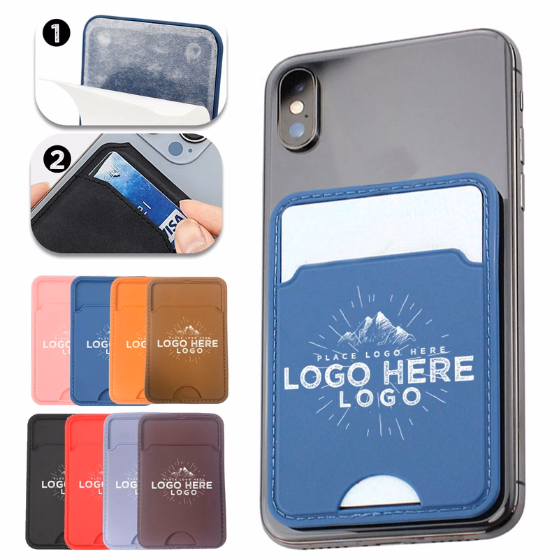 Silicone Stick-on Phone Holder Wallet