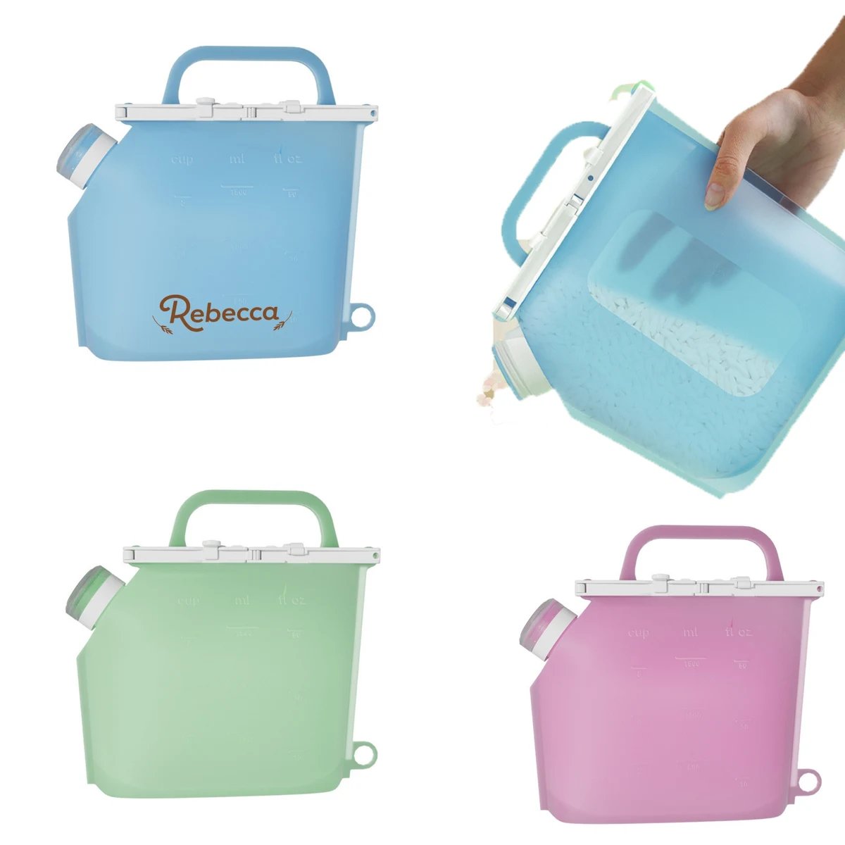Customized silicone food storage bag 1