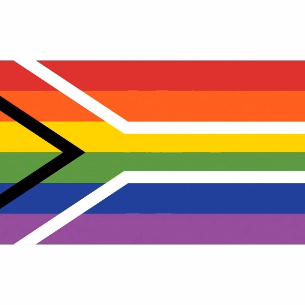 South Africa Pride Premium Car Flag