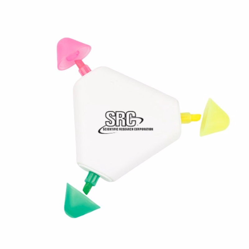 Three Color Triangle Shaped Highlighters