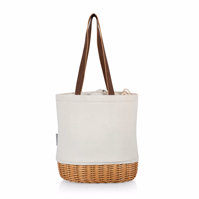 Pico Willow and Canvas Lunch Basket