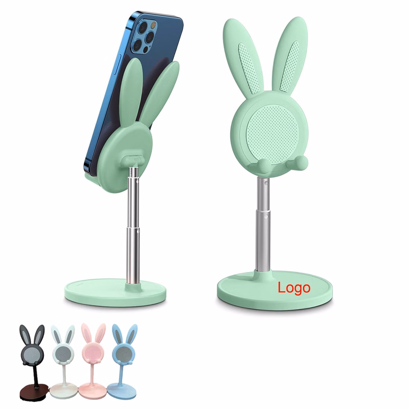 Adjustable Cute Bunny Phone Holder for Desk