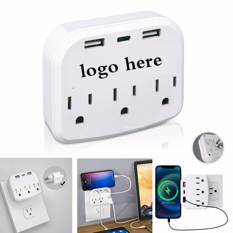 6-Port Wall Charger with Phone Holder

