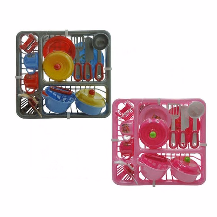 Kitchen Dish Drainer Sets with Accessories Assorted - 16 Piece