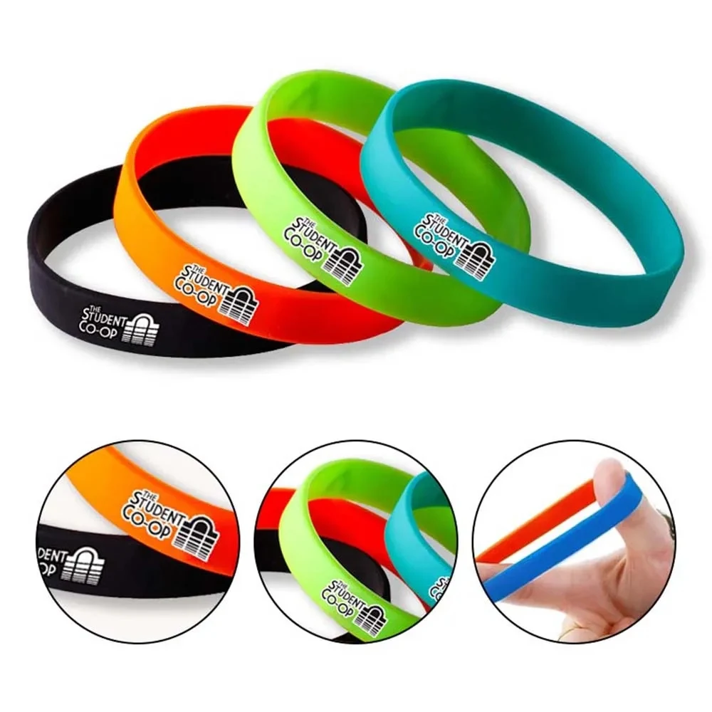 Promotional Silicone Rubber Wristband Bracelet 1