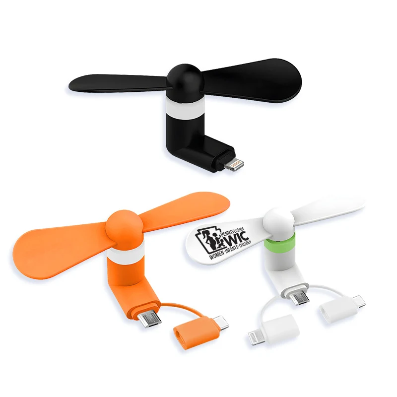 3-in-1 Phone Mini Fan 1