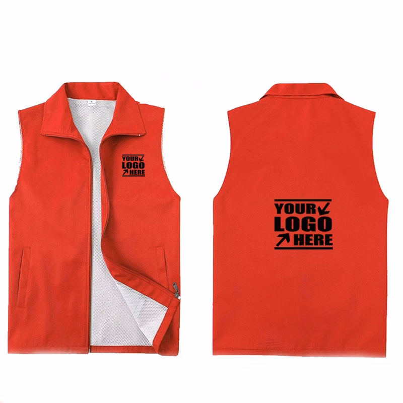 Volunteer Service & Advertising Vest Custom