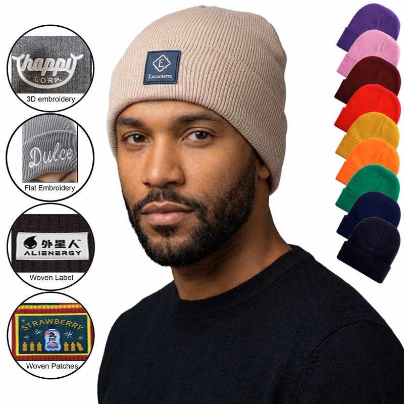 Value Knitted Stripe Beanie