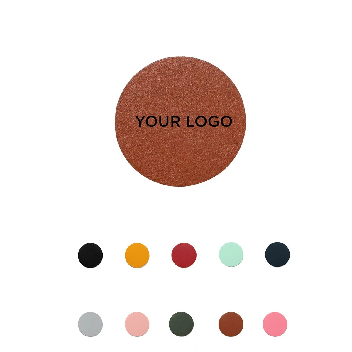 Round PVC Coaster With Grip 1