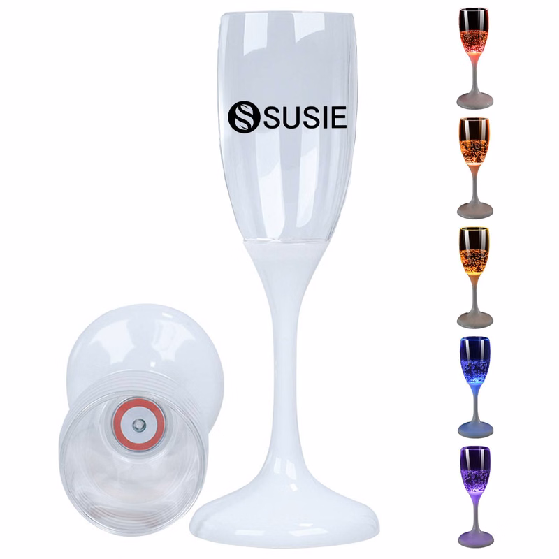 4oz LED Luminous Champagne Wine Cup Food Grade Plastic