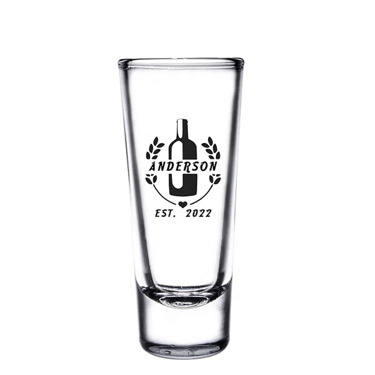 Custom Clear Tall Shooter Glasses 2 Oz 1